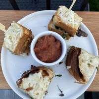 Grilled cheese stacker was delish!  at Emerald Cocktail Kitchen  in Syracuse