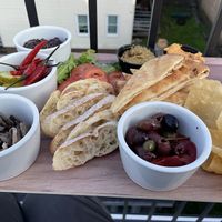 Wonton chips were a neat addition   at Emerald Cocktail Kitchen  in Syracuse