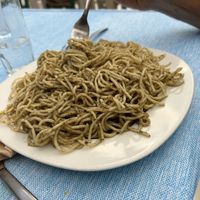 Pesto pastaa  at Galini - Γαλήνη Ψαροταβέρνα in Rafina