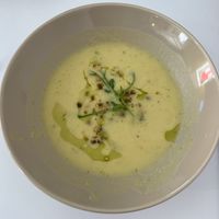 Cytrynowy krem z białych warzyw   at MAYO mąka i woda in Jastarnia