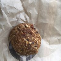 Sweet snack at Superfresh Organic Cafe in Brattleboro