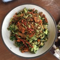 Totally raw bowl at Superfresh Organic Cafe in Brattleboro