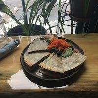 Special jalapeño quesadilla  at Superfresh Organic Cafe in Brattleboro