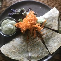 Kimchi Quesadilla! 😋 at Superfresh Organic Cafe in Brattleboro