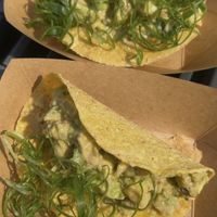 veganmania Lachs Taco und Thunvisch Taco  at Vevi Restaurant III in Vienna