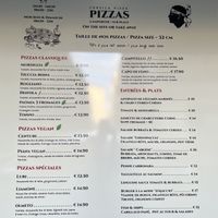 menu  at Delizi Pizza in Nice