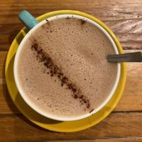 Chocolat chaud au lait d’avoine  at Green Corner in Amiens