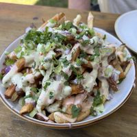 Thai street fries  at Dharma Bums in New Hope