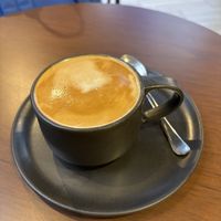 oat milk capp  at Amateur Coffee & Run Club in Lima