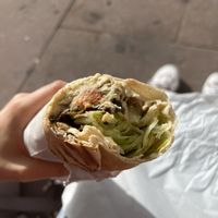 Hummus im Wrap  at La Rose in Karlsruhe