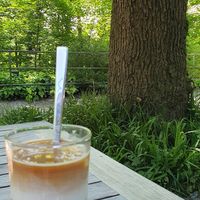 Veganer Eiskaffee at Café Podest in Wuppertal