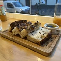 Focaccia mit Rosmarien (vegan)  at As Pizzas Do Mauro in Funchal