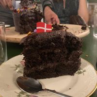 Vegan chocolate cake  at Marstang Mad & Vin in Marstal
