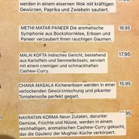 Speisekarte übersetzt auf Deutsch  at Anaya Foods in The Hague