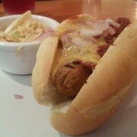 Chilli cheese dog at Green Bar and Kitchen in Fort Lauderdale