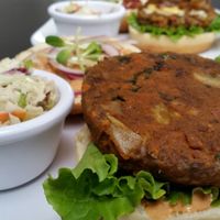 rustic burger at Green Bar and Kitchen in Fort Lauderdale