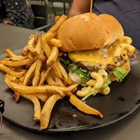 Mac-N-Cheeseburger at Green Bar and Kitchen in Fort Lauderdale