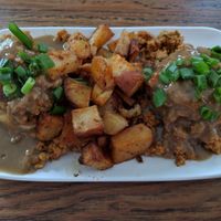 biscuits & gravy at Green Bar and Kitchen in Fort Lauderdale