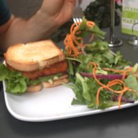 Buffalo tempeh  at Green Bar and Kitchen in Fort Lauderdale