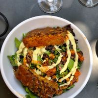 Vera Cruz Salad with Buffalo Tempeh at Green Bar and Kitchen in Fort Lauderdale