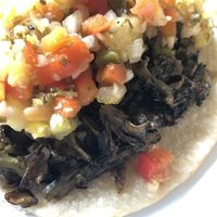 I don't know what they did to these mushrooms, but I hope they do it again next Tuesday!! Amazing flavor... best mushroom taco ever! at Green Bar and Kitchen in Fort Lauderdale