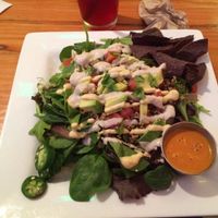 Taco Salad..... so good!!!!! at Green Bar and Kitchen in Fort Lauderdale