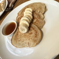 Vegan banana pancakes #Veganuary at Babel Guesthouse in Siem Reap