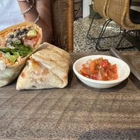 Vegan burritoos #Veganuary at Babel Guesthouse in Siem Reap