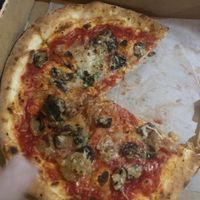 Plant-based mozzarella veggie pizza  at Key Neapolitan in Baltimore