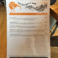 Lunch menu page 2 of 2 at Mountain Cafe in Aviemore