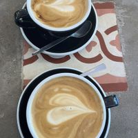 Oat cappuccini  at easylivin‘ coffee brunch and lunch in Cologne