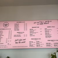 Menu  at easylivin‘ coffee brunch and lunch in Cologne