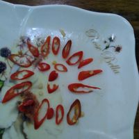 Request the amount of chilly you like... at Ruean Thong Veg Food in Hua Hin