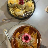 Vegan starters   at Old Monk Modern Indian in Paddington