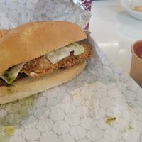Chicken parm at Nonno's Plant-Based Butcher in Hamilton