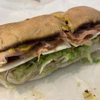 Classico sub with assorted cold cuts & added salami   at Nonno's Plant-Based Butcher in Hamilton
