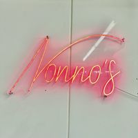 Nonno’s neon sign.   at Nonno's Plant-Based Butcher in Hamilton
