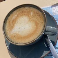 Cappuccino mit Hafermilch   at Café Mole in Grossenbrode