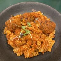 Vegan meat balls  at Paul Bakery & Restaurant in Doha