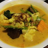 Vegetables curry at Tabo Cottages in Samosir