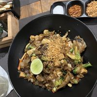 Pad See Ew  at All Vegan Cafe' Restaurant in Phuket