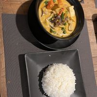 Penang Curry   at All Vegan Cafe' Restaurant in Phuket