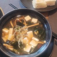 Miso soup was hyper yummy! at All Vegan Cafe' Restaurant in Phuket