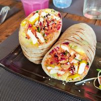 Tofu Wrap at All Vegan Cafe' Restaurant in Phuket