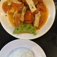 Tofu in Tomatoes   at Khmer Taste Restaurant in Siem Reap