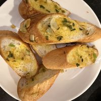 Garlic bread   at Khmer Taste Restaurant in Siem Reap