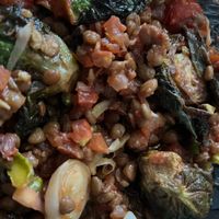 Brussel sprouts and lentils at Silver Diner - National Harbor in Oxon Hill