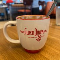 Coffee with oat milk at Silver Diner - National Harbor in Oxon Hill