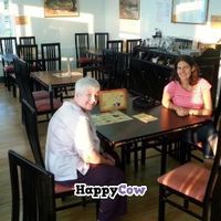 inside mistrys at Mistrys Vegetarian Cafe in Bolton