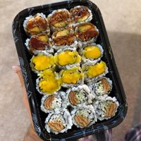 Vegan three roll special  at Kazan in Albany